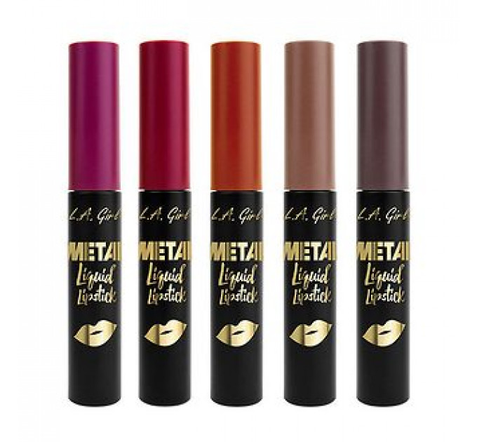 L.A. Girl Metal Liquid Lipstick блеск с эффектом металлика